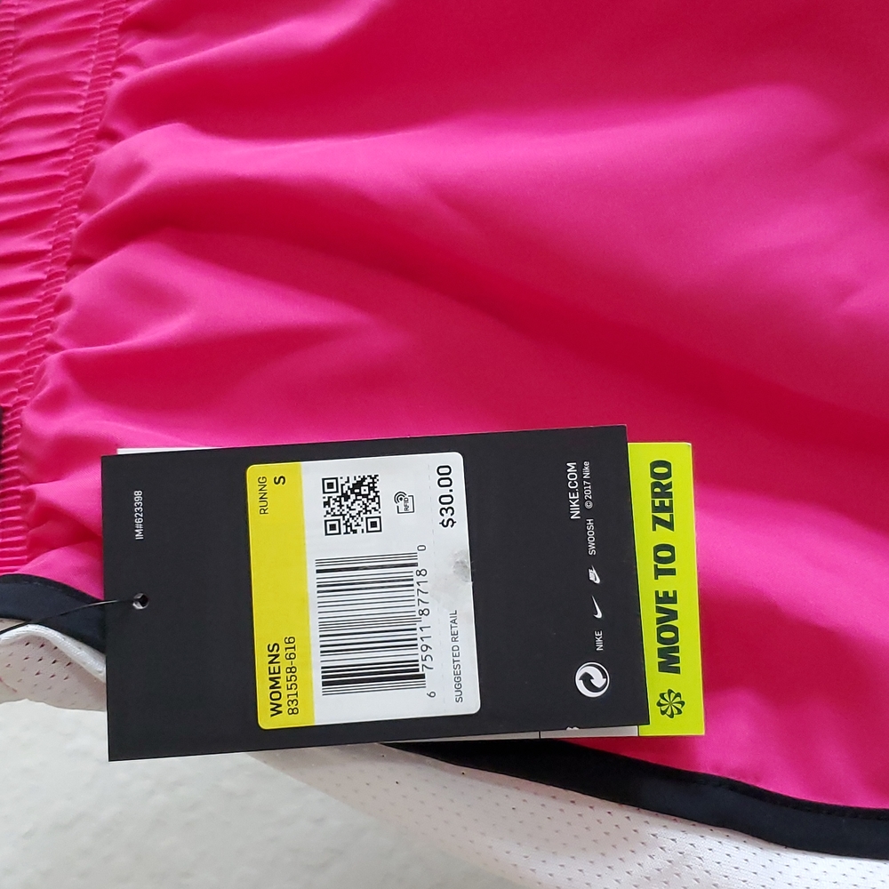 Women's Nike Dri-Fit Running Shorts, Size Small, Color: Pink - Picture 4 of 5